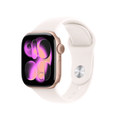 Apple Watch Series 11 42mm Rose Gold Aluminum Case with Light Blush Sport Band