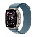 Apple Watch Ultra 3 49mm Natural Titanium Case with Light Blue Alpine Loop