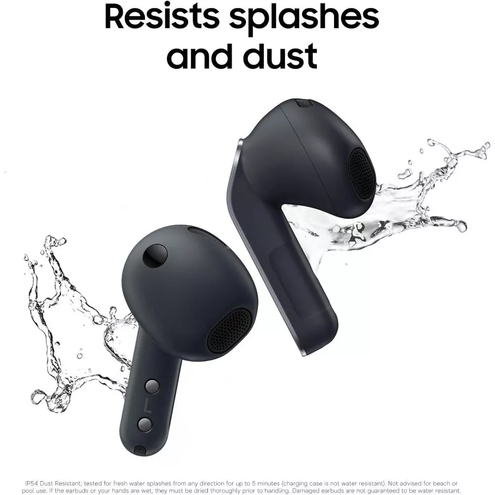 Samsung Galaxy Buds 4 True Wireless Bluetooth Earbuds with ANC - Black